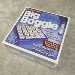 BIG BOGGLE Classic Edition Word Game SEALED Family Game Night Kids 8+ and Adults